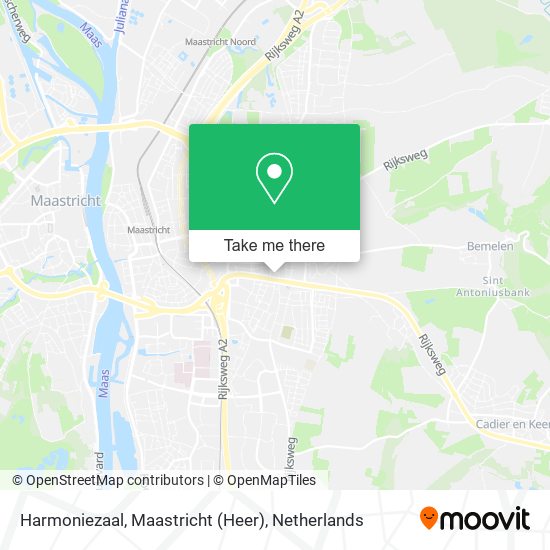 Harmoniezaal, Maastricht (Heer) Karte