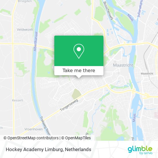 Hockey Academy Limburg map