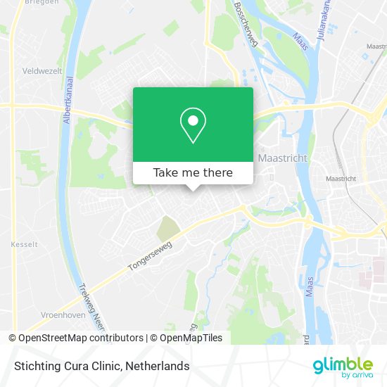 Stichting Cura Clinic map