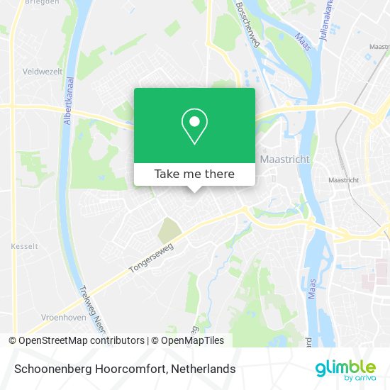 Schoonenberg Hoorcomfort map