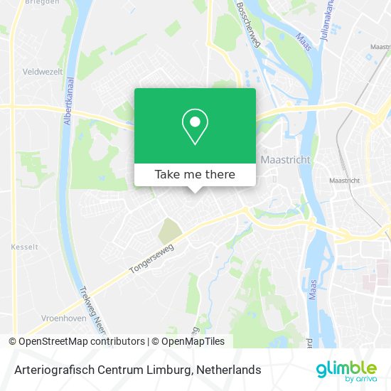 Arteriografisch Centrum Limburg map