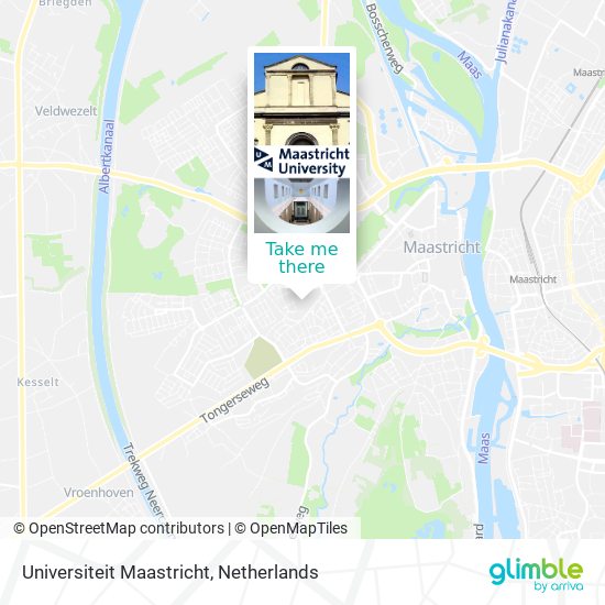 Universiteit Maastricht map