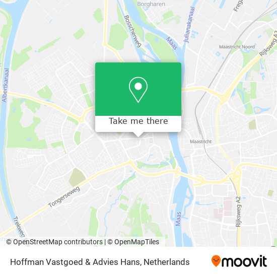 Hoffman Vastgoed & Advies Hans map