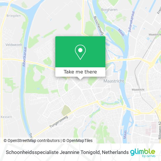 Schoonheidsspecialiste Jeannine Tonigold Karte