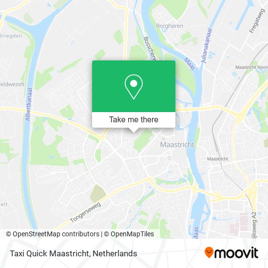 Taxi Quick Maastricht map