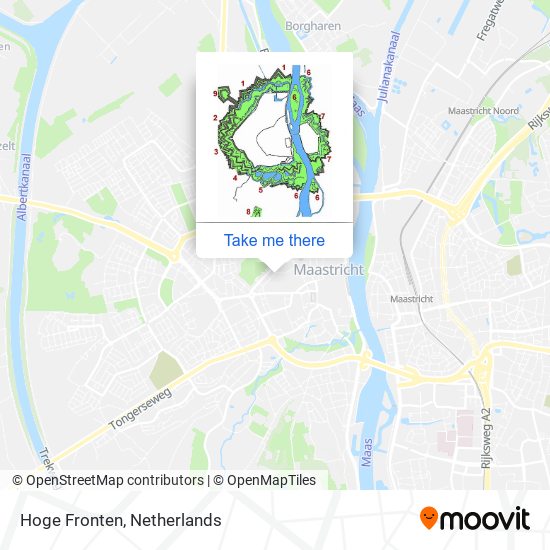 Hoge Fronten map