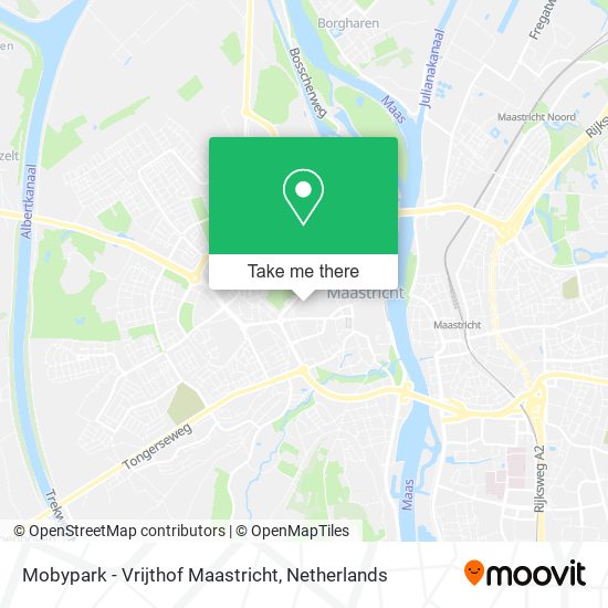 Mobypark - Vrijthof Maastricht Karte