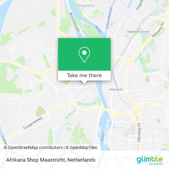 Afrikana Shop Maastricht Karte