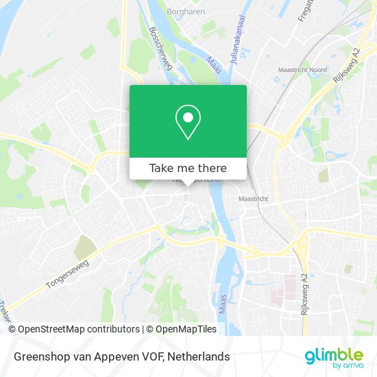 Greenshop van Appeven VOF map