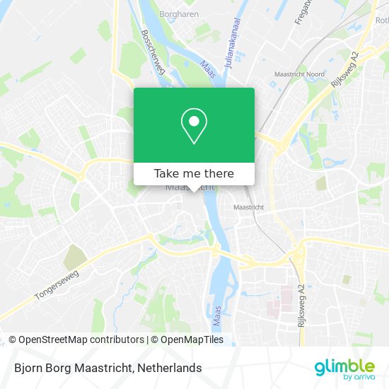 Bjorn Borg Maastricht map