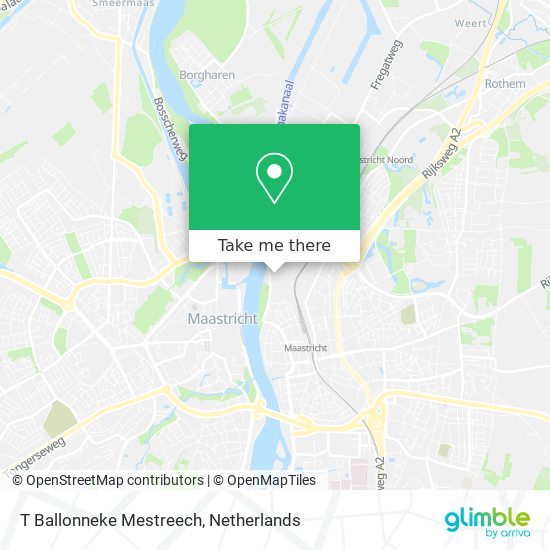 T Ballonneke Mestreech map