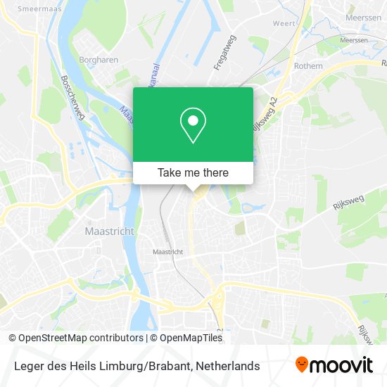 Leger des Heils Limburg / Brabant map