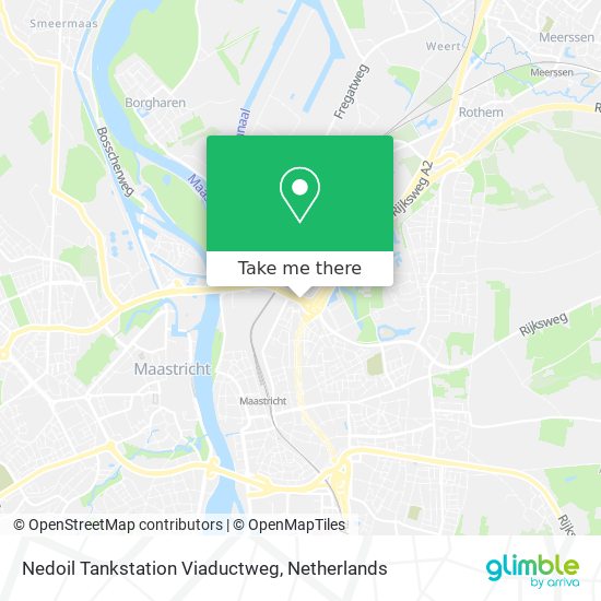 Nedoil Tankstation Viaductweg Karte