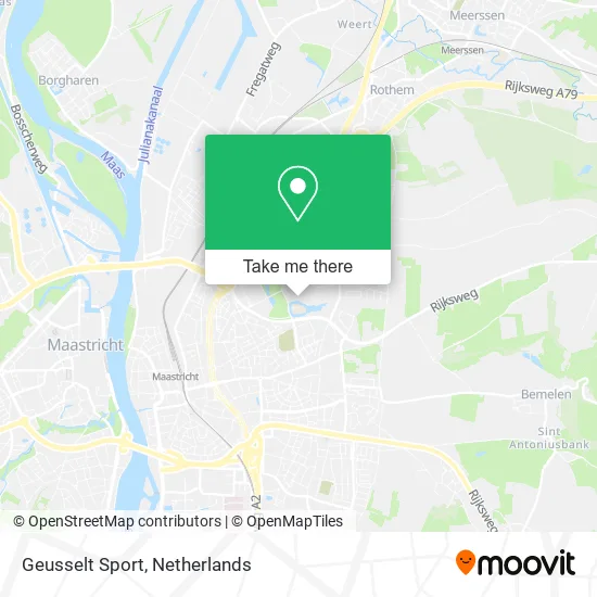 Geusselt Sport map