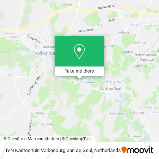 IVN Kasteeltuin Valkenburg aan de Geul map