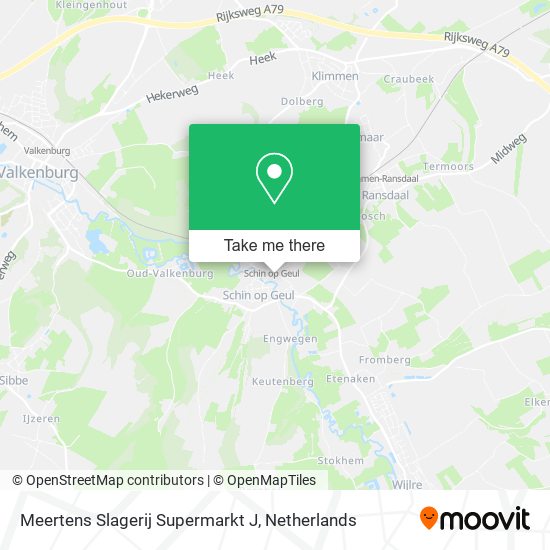 Meertens Slagerij Supermarkt J map