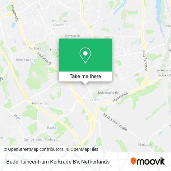 Budé Tuincentrum Kerkrade BV Karte