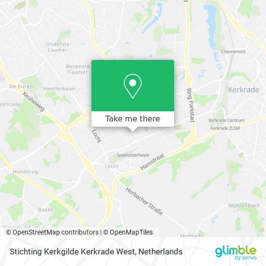 Stichting Kerkgilde Kerkrade West Karte