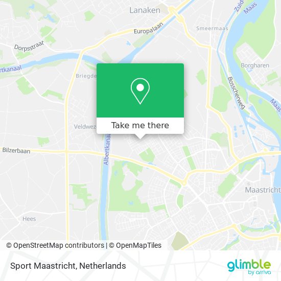 Sport Maastricht map