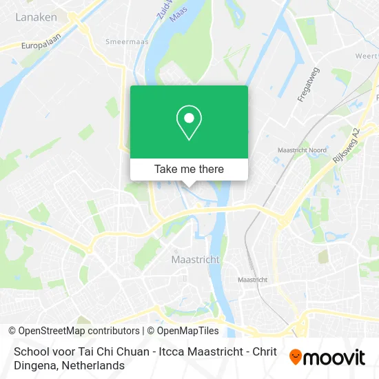 School voor Tai Chi Chuan - Itcca Maastricht - Chrit Dingena map