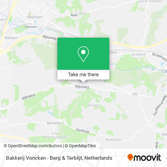 Bakkerij Voncken - Berg & Terblijt map