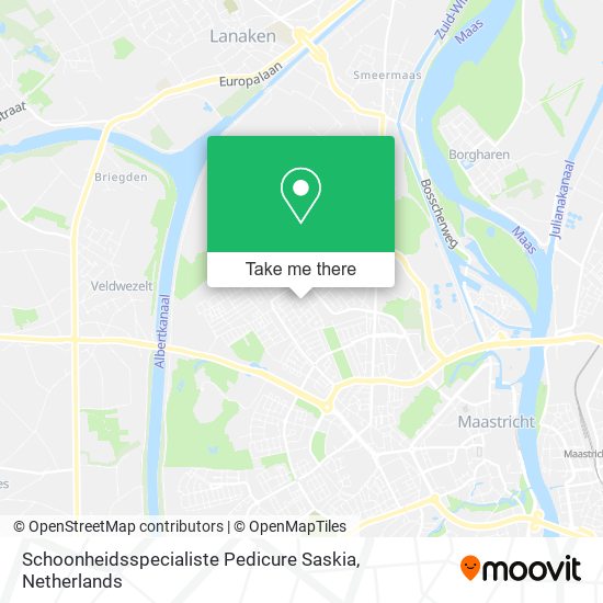 Schoonheidsspecialiste Pedicure Saskia map