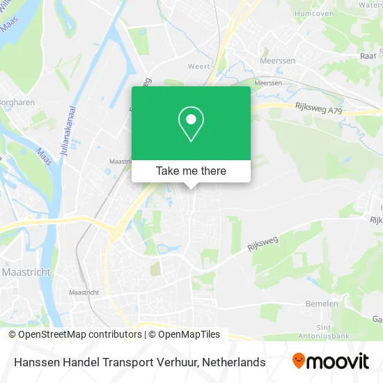 Hanssen Handel Transport Verhuur map