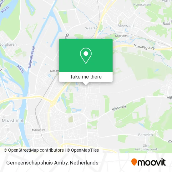 Gemeenschapshuis Amby map