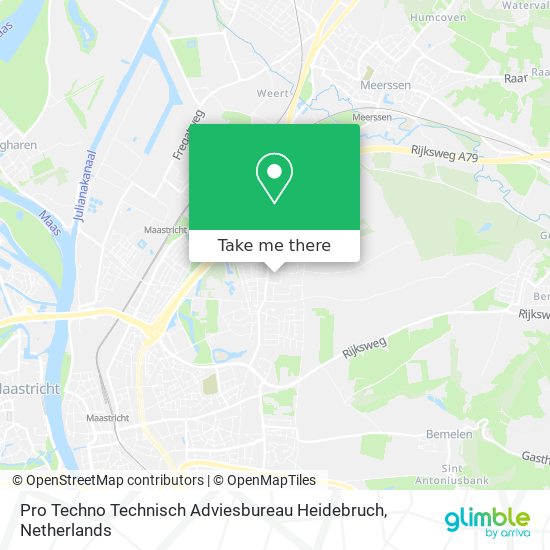 Pro Techno Technisch Adviesbureau Heidebruch Karte