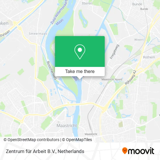 Zentrum für Arbeit B.V. Karte
