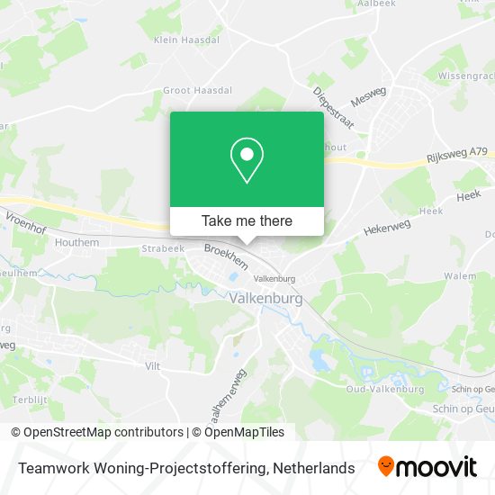 Teamwork Woning-Projectstoffering map