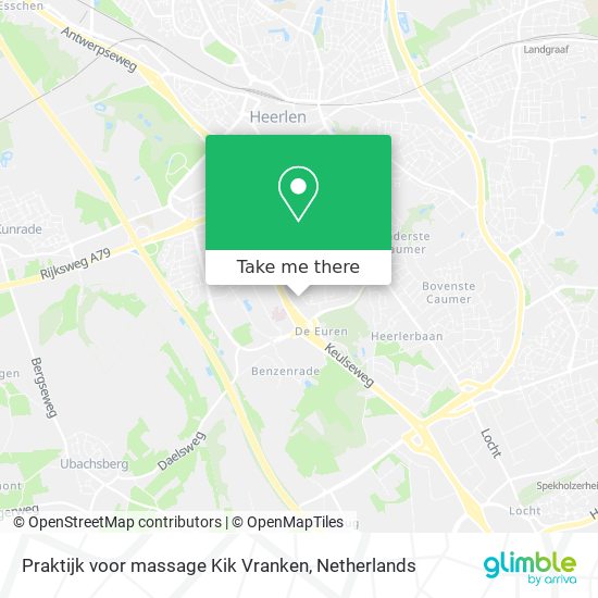 Praktijk voor massage Kik Vranken map