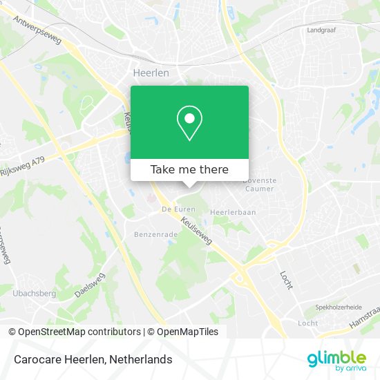 Carocare Heerlen map