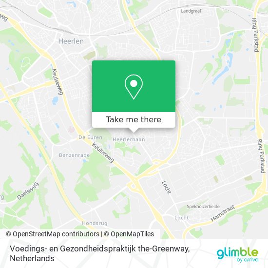 Voedings- en Gezondheidspraktijk the-Greenway map