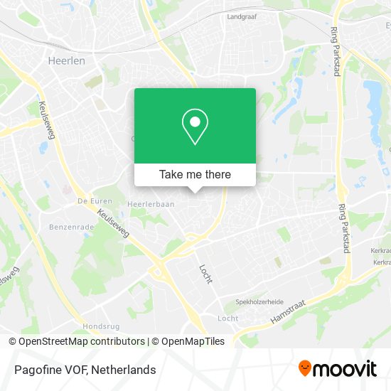 Pagofine VOF map