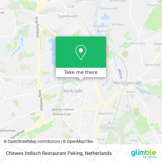 Chinees Indisch Restaurant Peking map