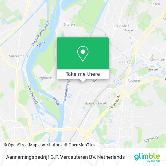 Aannemingsbedrijf G.P. Vercauteren BV map