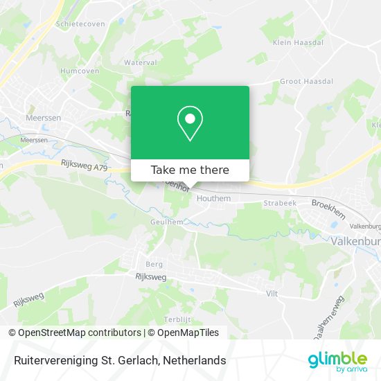 Ruitervereniging St. Gerlach map