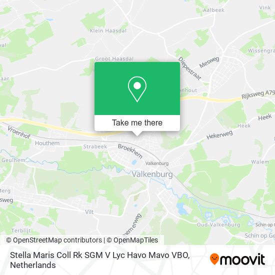 Stella Maris Coll Rk SGM V Lyc Havo Mavo VBO map