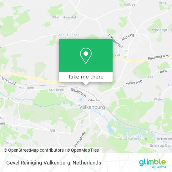 Gevel Reiniging Valkenburg Karte