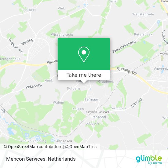 Mencon Services map