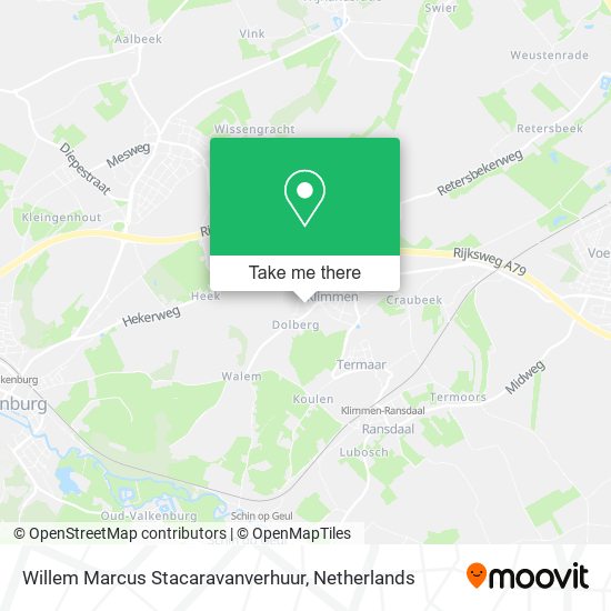 Willem Marcus Stacaravanverhuur map