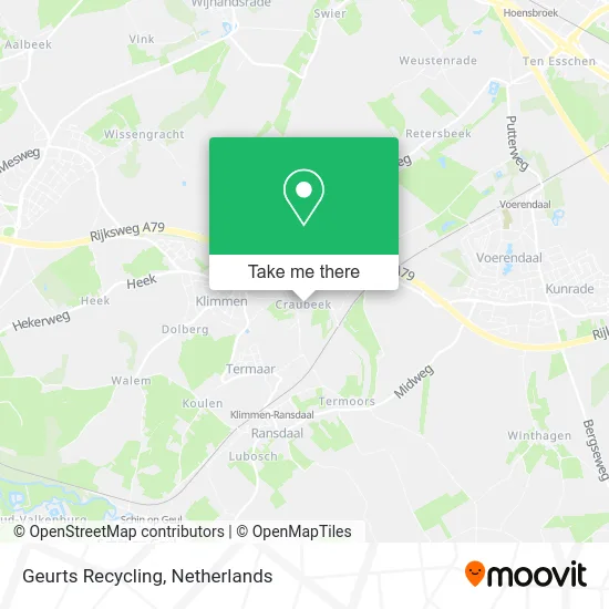 Geurts Recycling map