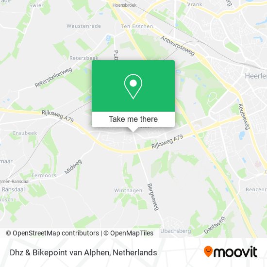 Dhz & Bikepoint van Alphen map