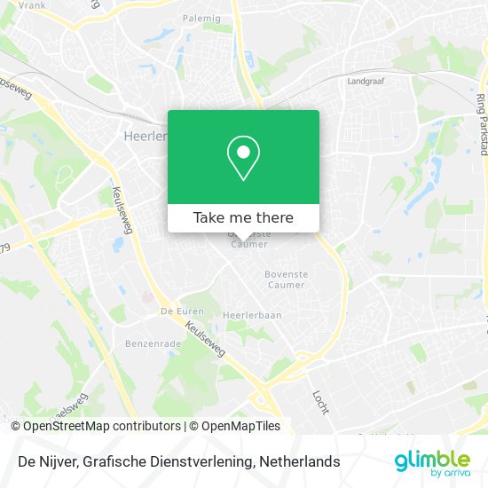 De Nijver, Grafische Dienstverlening Karte