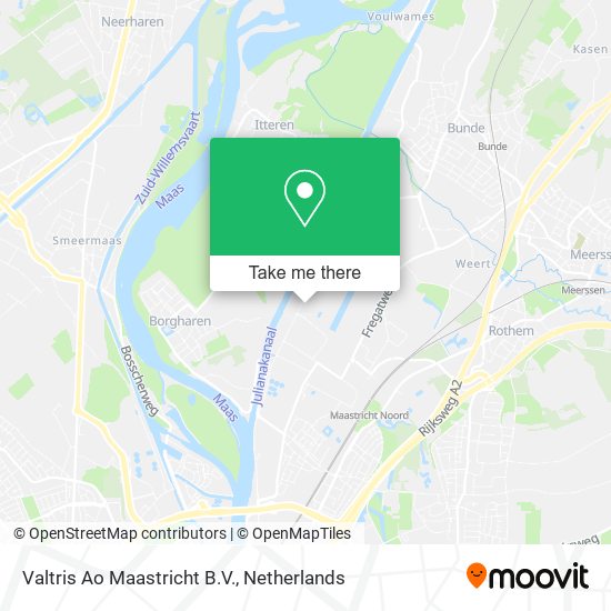 Valtris Ao Maastricht B.V. map