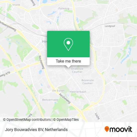 Jory Bouwadvies BV map