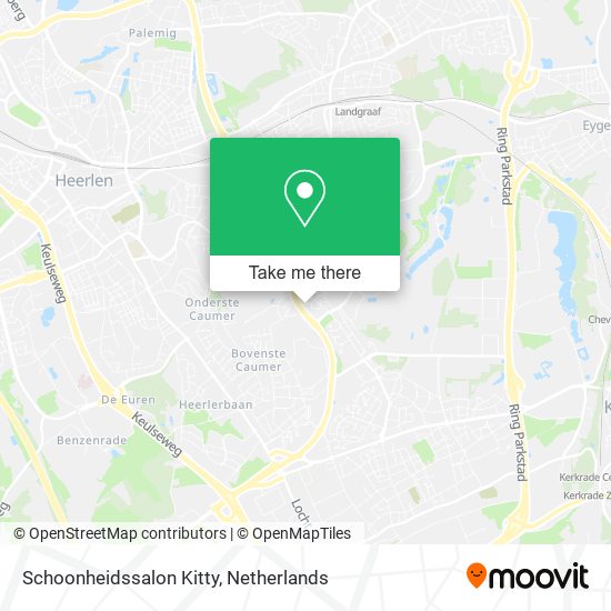 Schoonheidssalon Kitty map