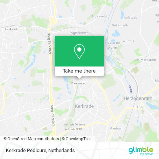 Kerkrade Pedicure map