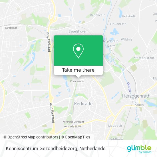 Kenniscentrum Gezondheidszorg map